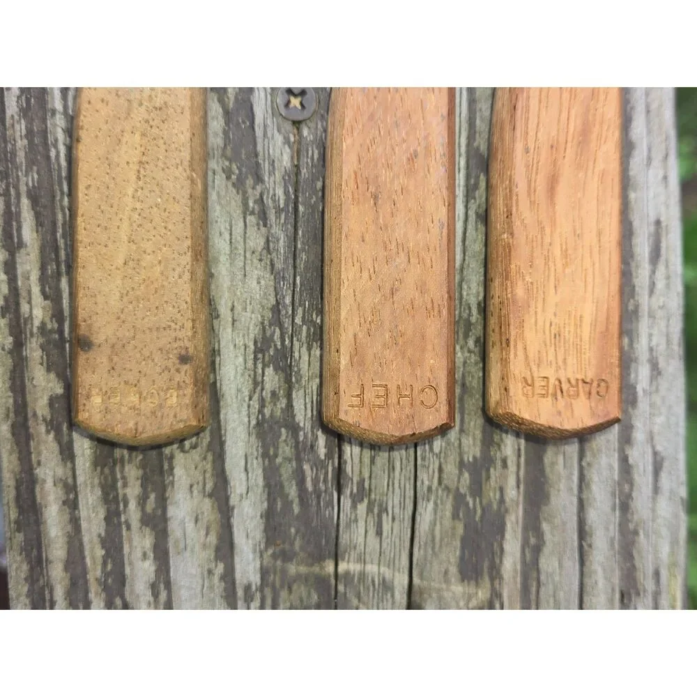 Vintage Tedron Swords Kitchen Knife Set (Lot of 3) – Boner, Chef, Carver